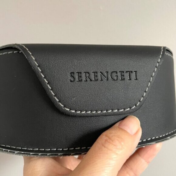 Serengeti Black Sunglasses Semi Hard Case - Picture 2 of 8